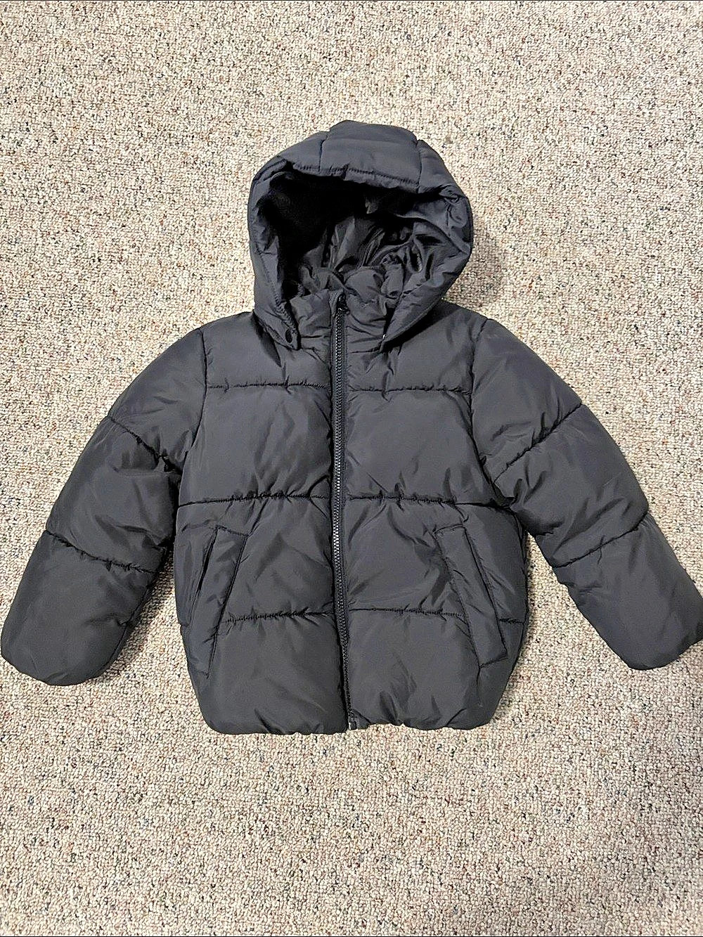 H&M Water-Repellent Puffer Jacket Boys Black Size 4-6Y